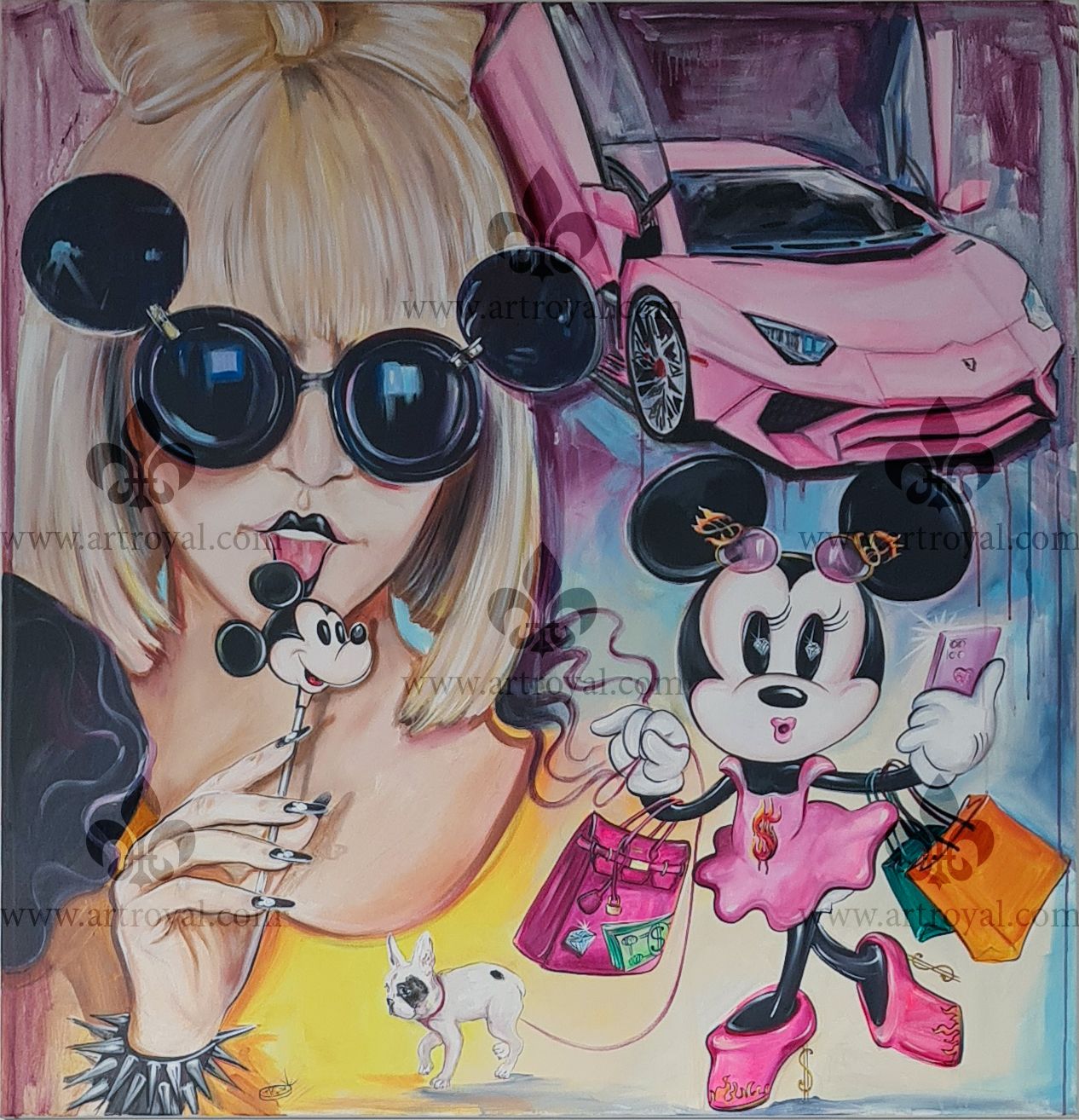 Lady Gaga und Minnie Maus