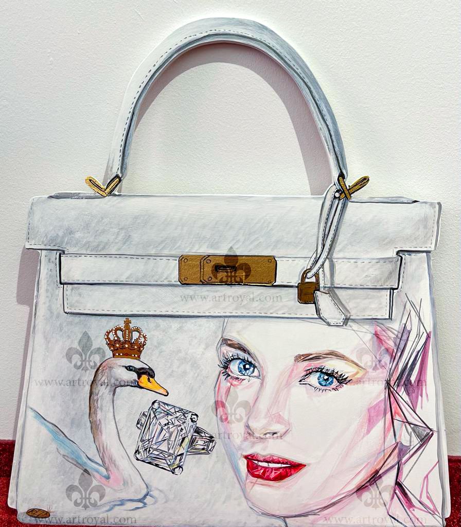 Tasche Grace Kelly weiß