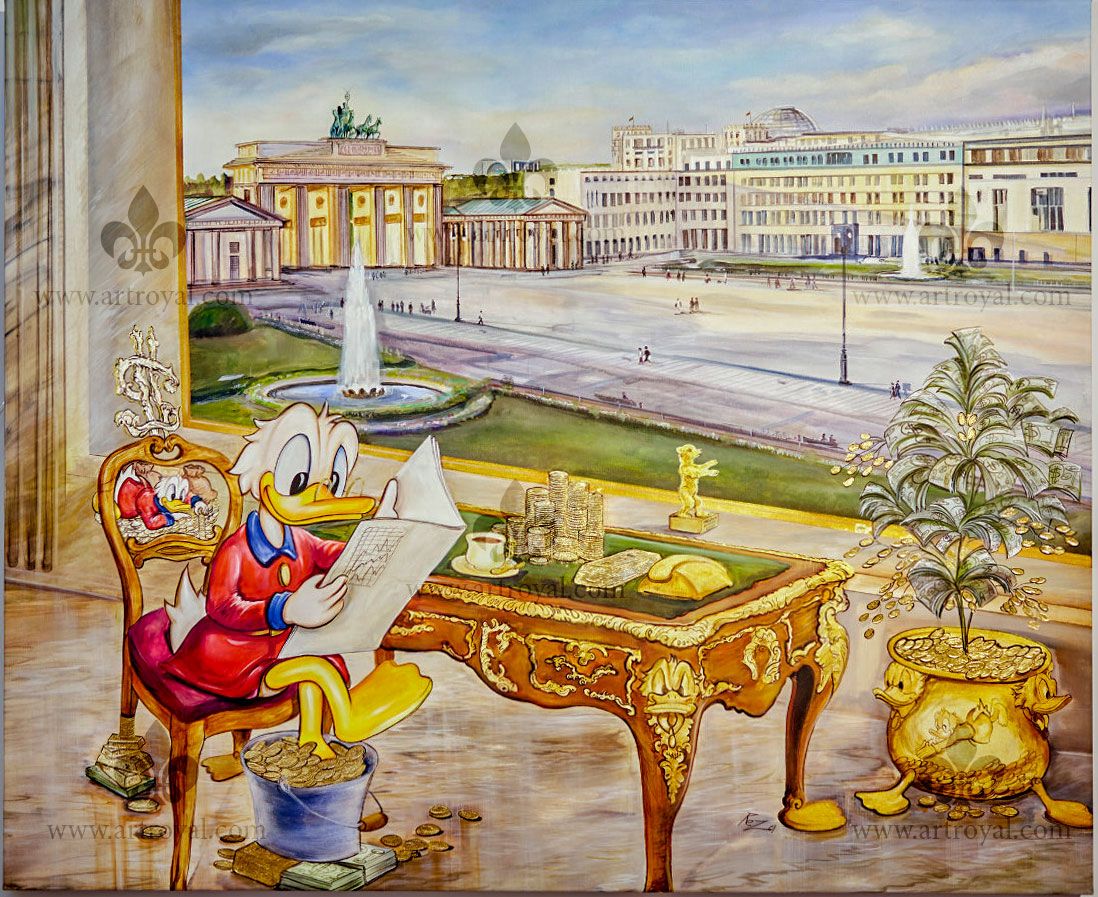Dagobert Duck Brandenburger Adlon