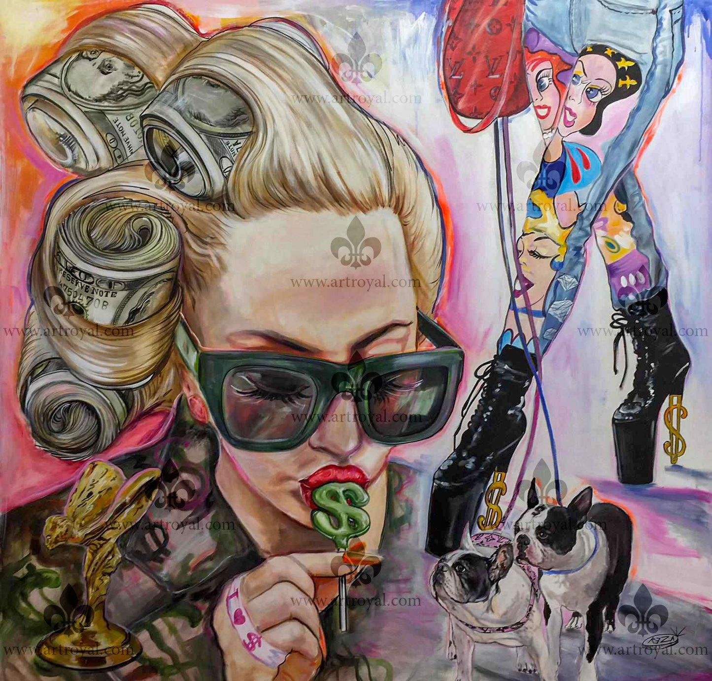 Lady Gaga Boston Terrier