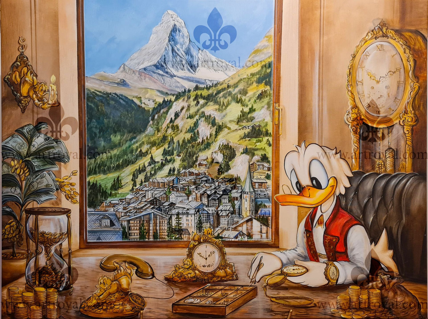 Dagobert Duck Zermatt