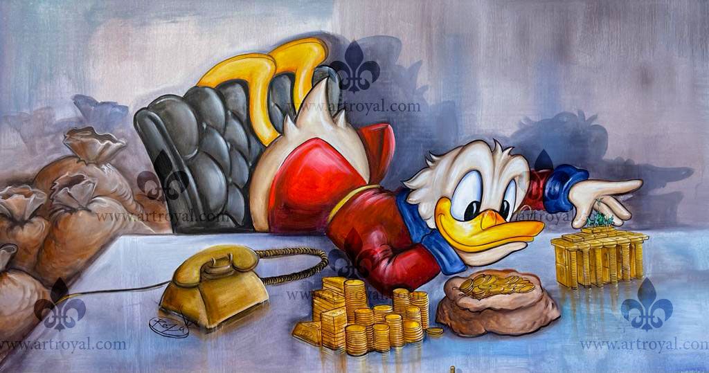 Dagobert Duck Brandenburger Tor