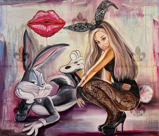Ariana Grande und Bugs Bunny