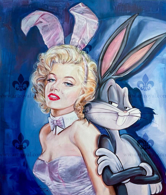 Marilyn Monroe und Bugs Bunny